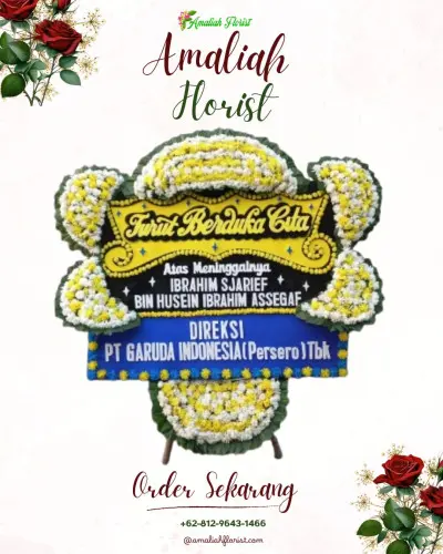 Papan Bunga Duka di Sikadamai