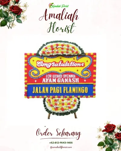 Bunga Papan Congratulation di Sikadamai